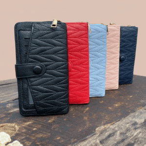 Zig-Zag Quilted Wallet
